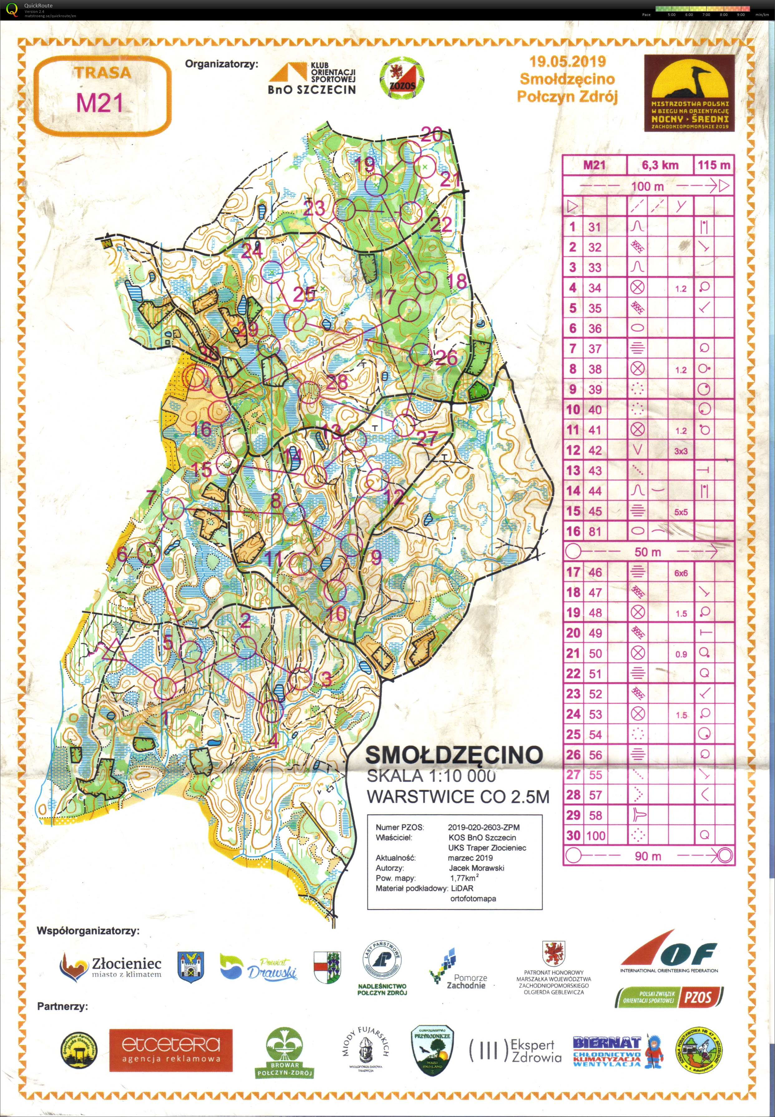 Z667 - Polish Middle Orienteering Championships - middle WRE (20.05.2019)