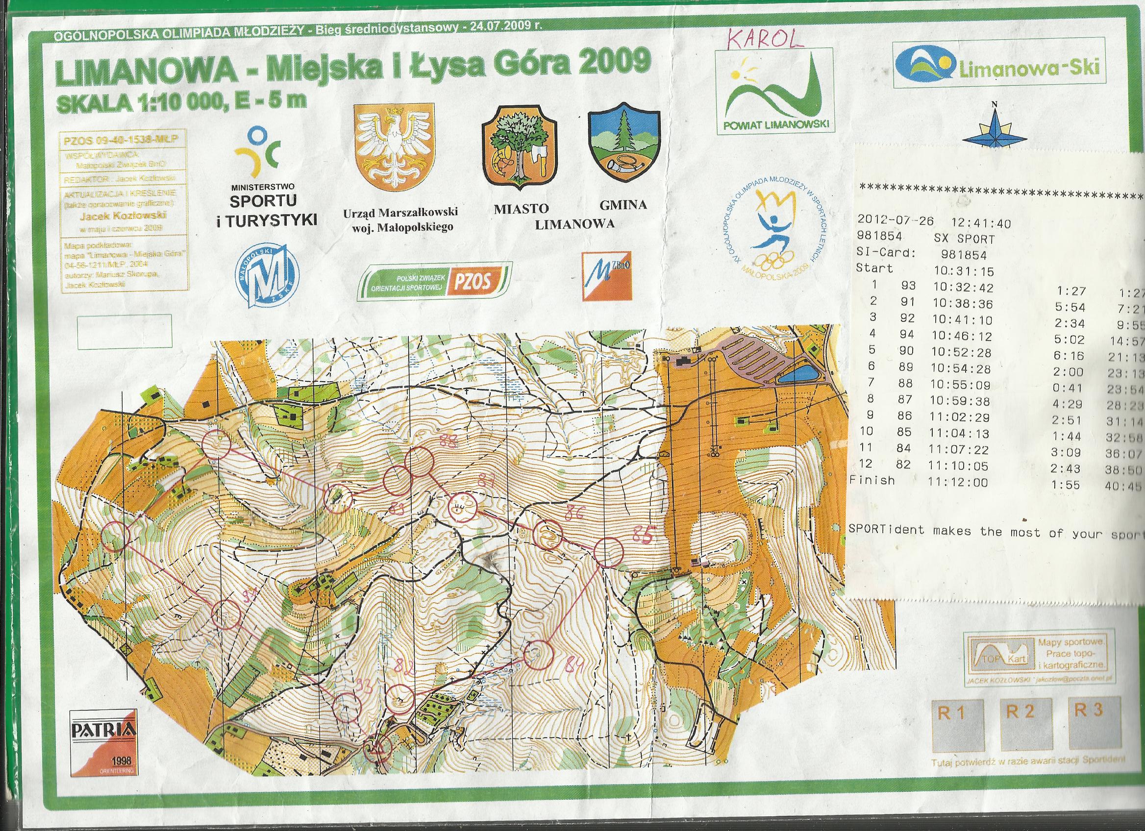 Trening - obóz Limanowa (2012-07-26)