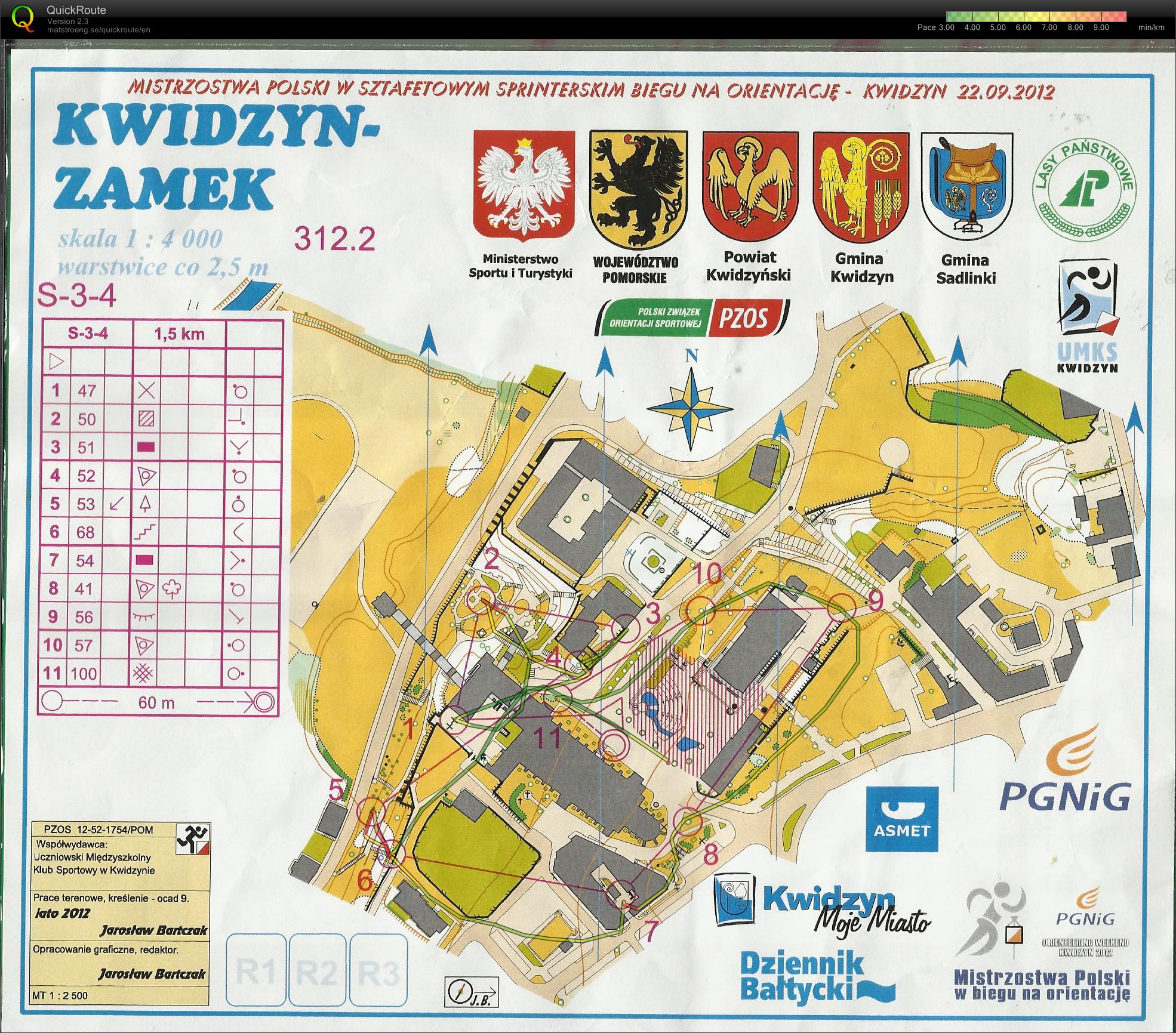 Z150 - Mistrzostwa Polski - sztafety sprinterskie (22/09/2012)