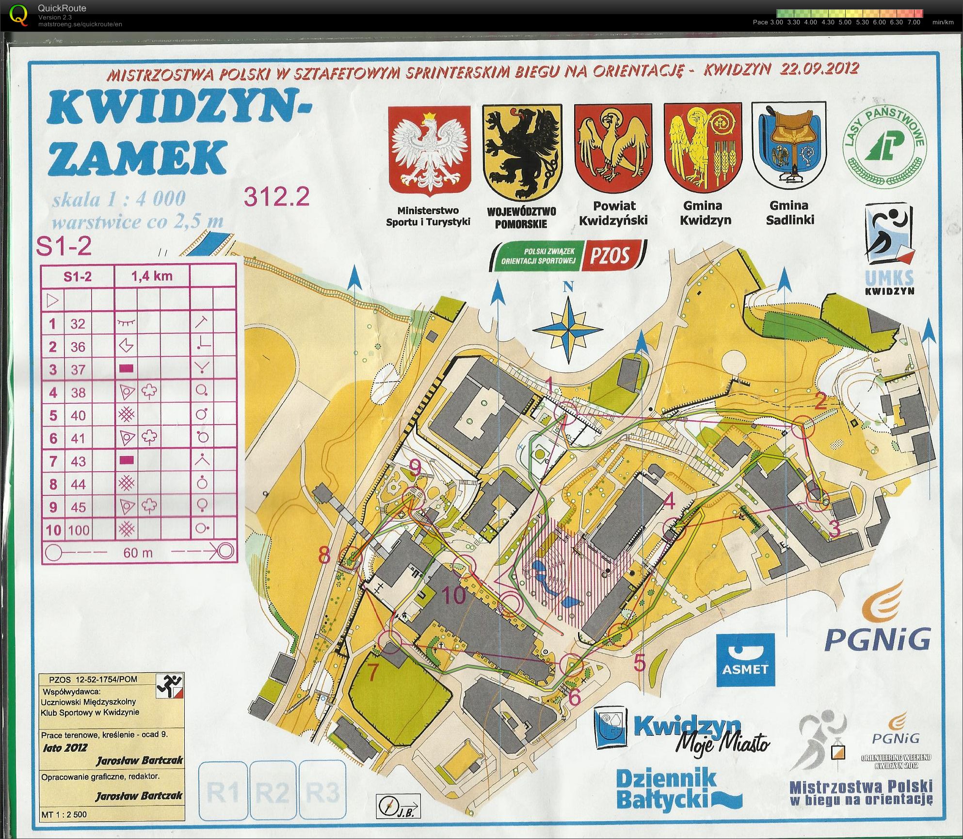 Z150 - Mistrzostwa Polski - sztafety sprinterskie (22/09/2012)