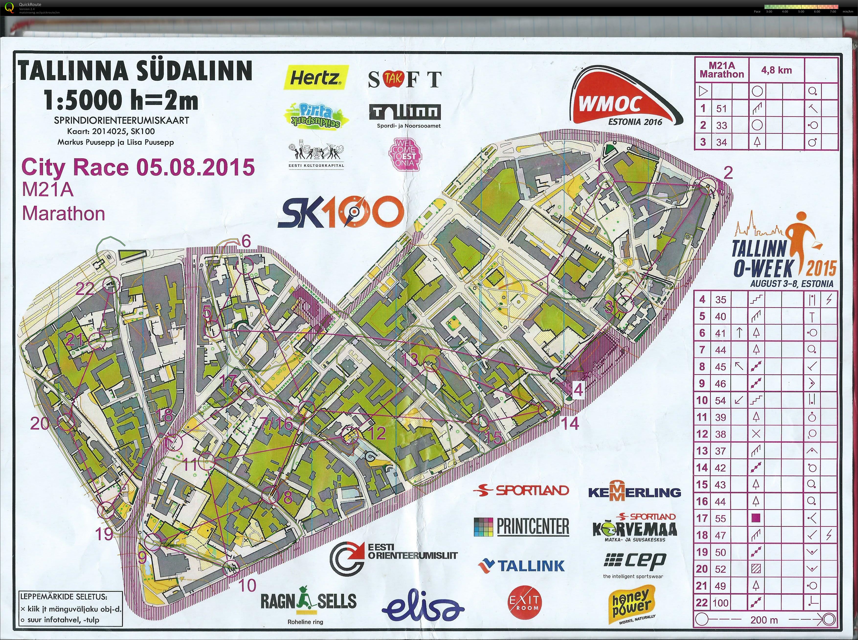 Z378 - Tallinn O-Week - E3 - City Race (05-08-2015)
