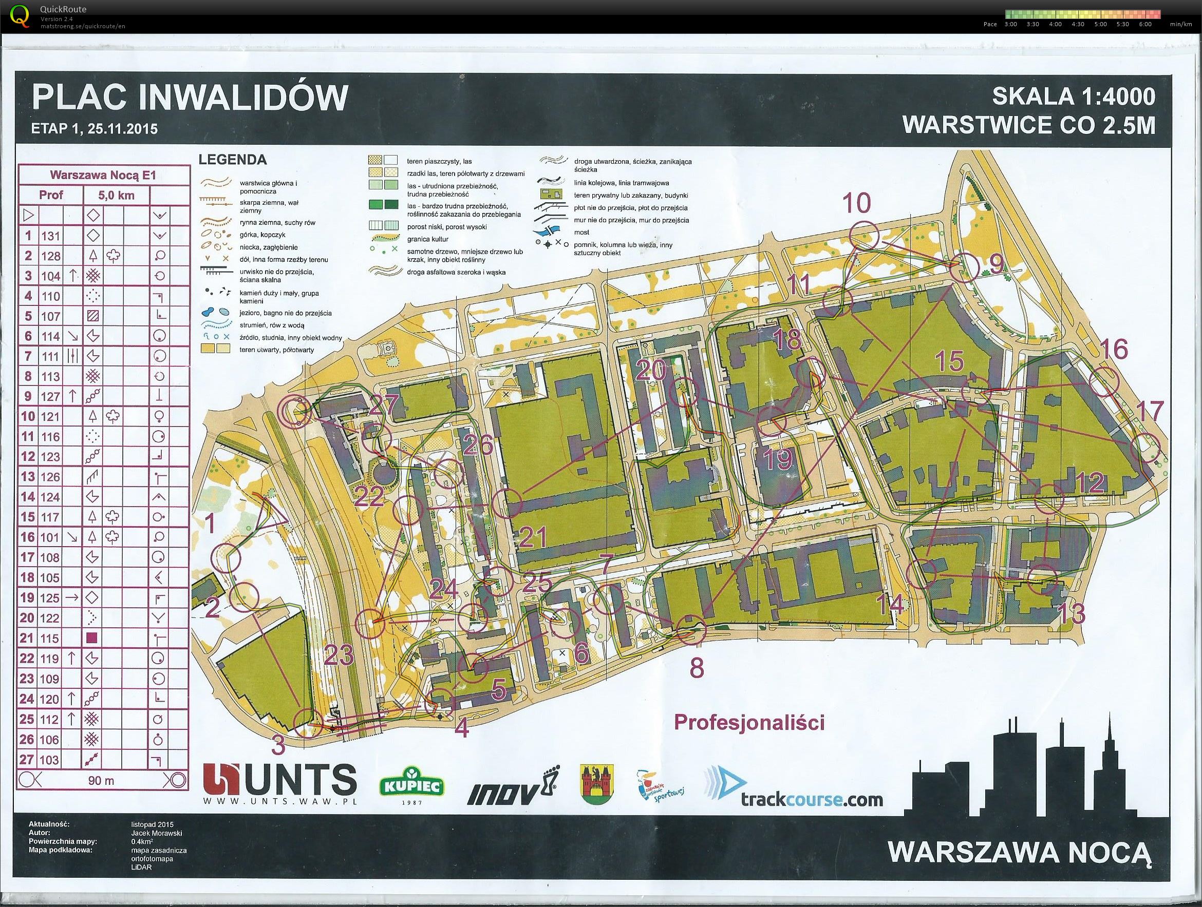 Z397 - Warszawa Nocą - etap 1 (25/11/2015)
