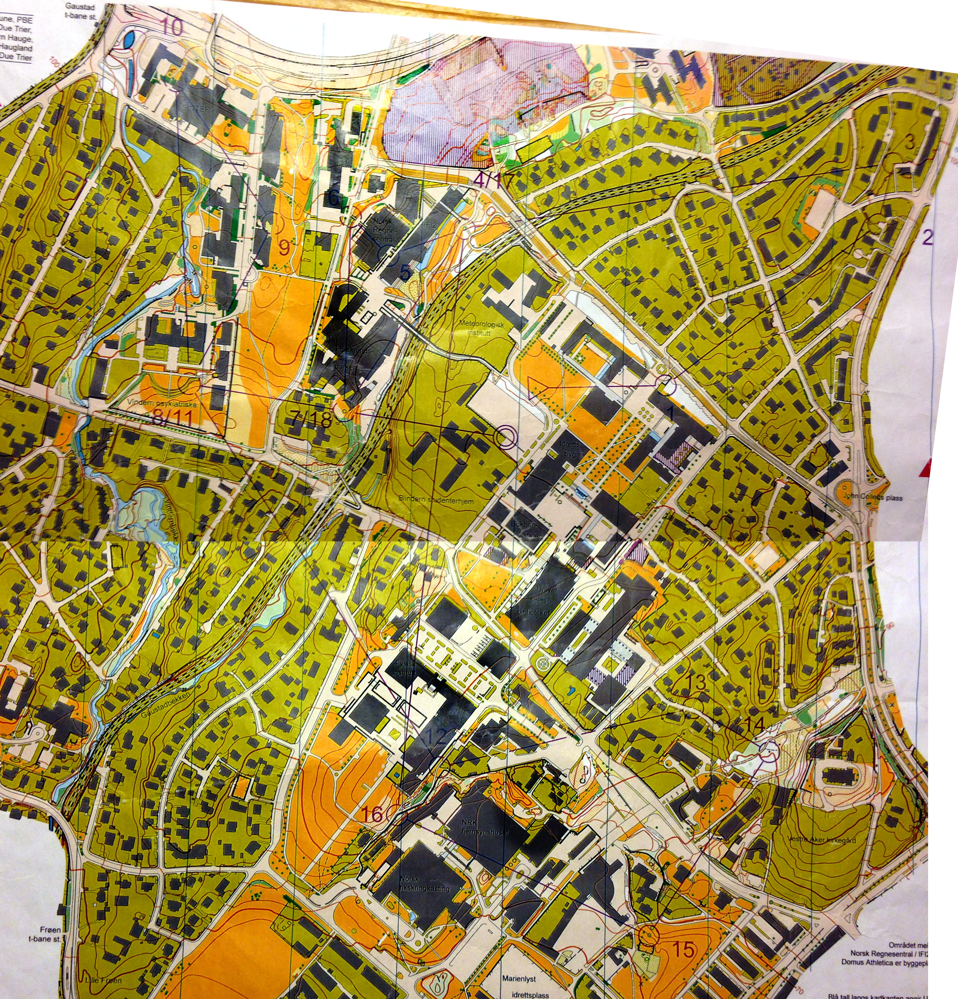 Mapa 1 - Oslo (20.01.2014)
